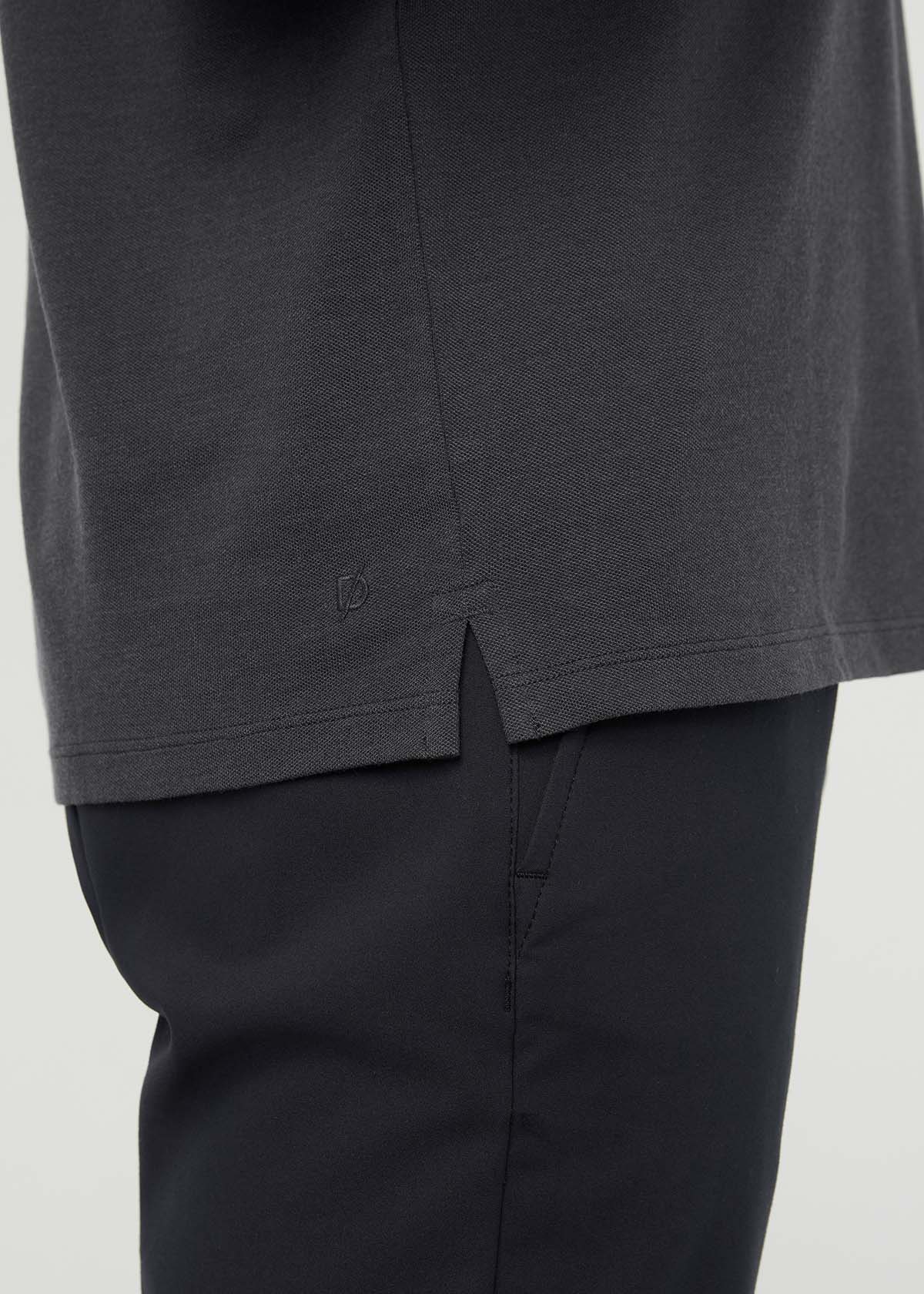 Air Flow Pique Polo - Charcoal