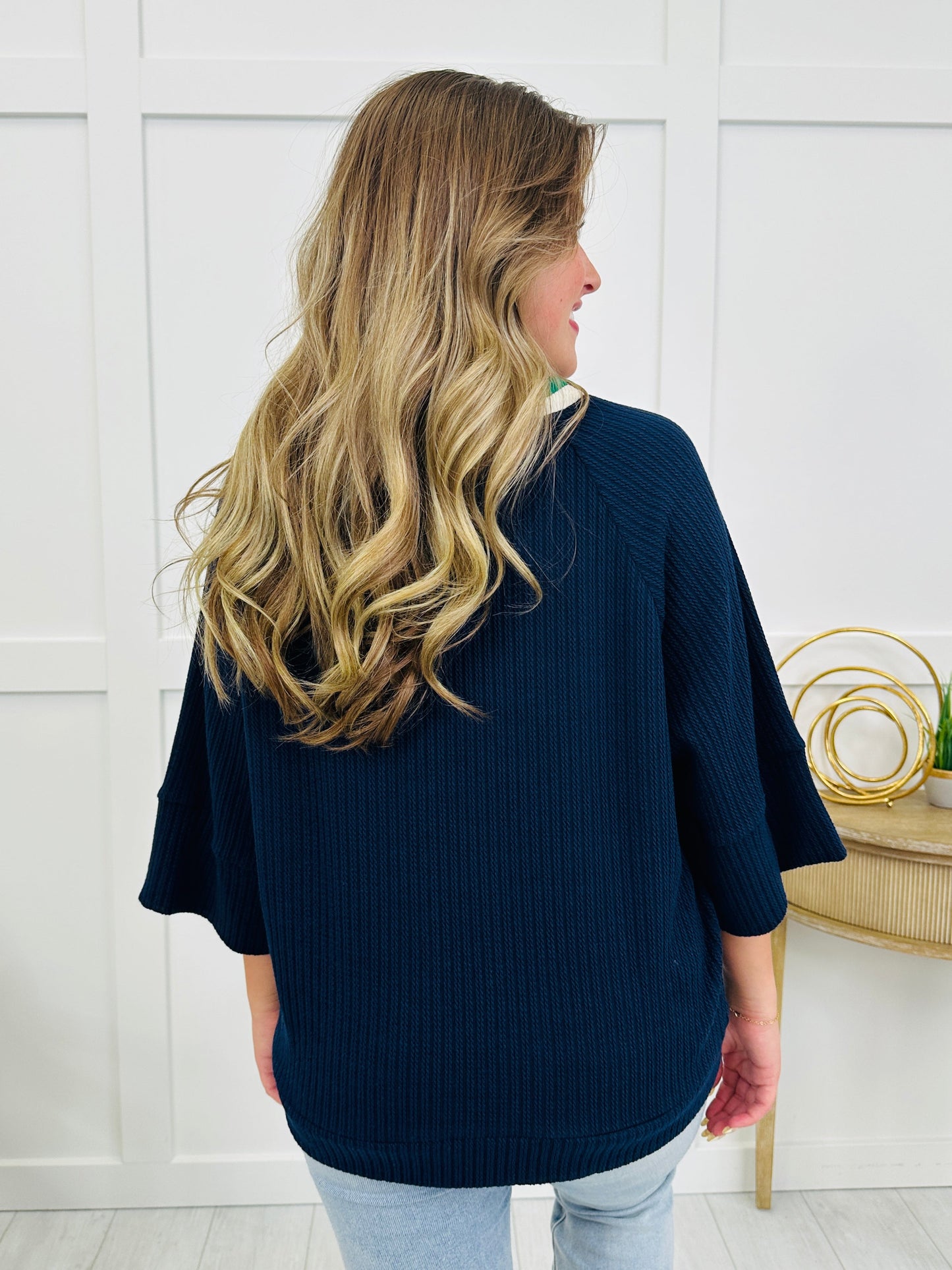 Running Around Town Top In Navy