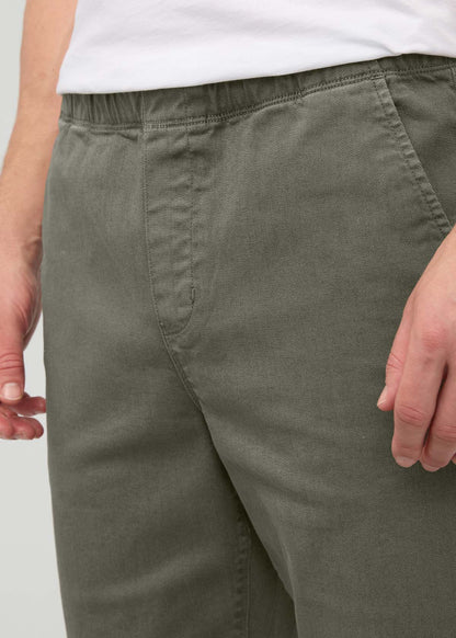 FlexTwill Relaxed Pull On Pant - Thyme