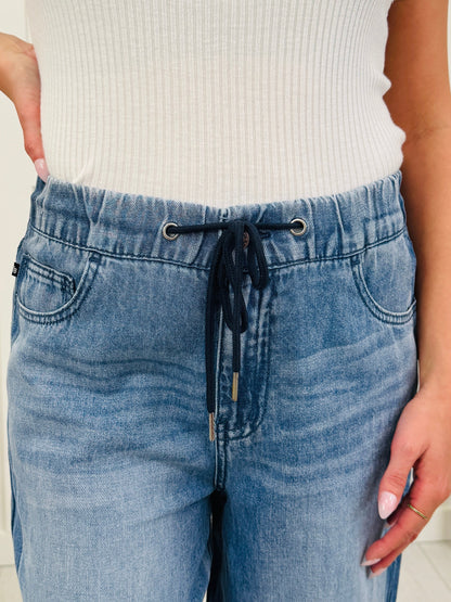 Judy Blue Grab and Go Elastic Waistband Jeans