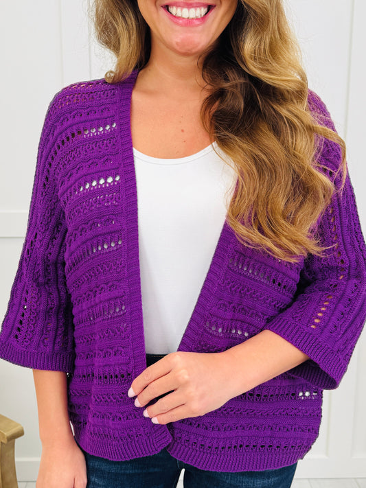 Orchid Bloom Cardigan
