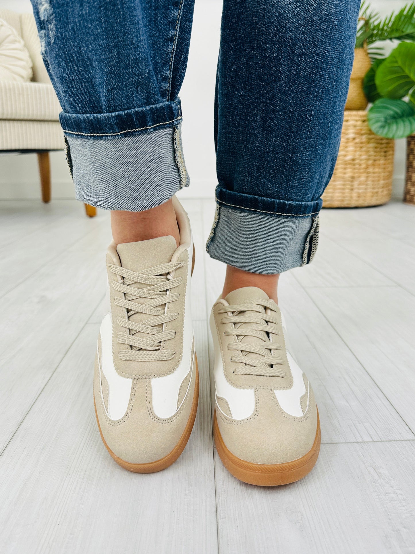 Off The Sidelines Sneakers in Ivory Multi