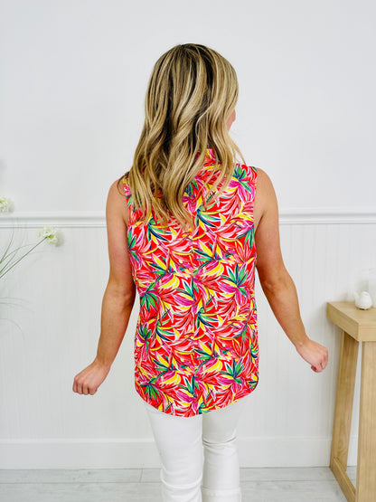 Heatwave Haven Tank Top in Miami Print