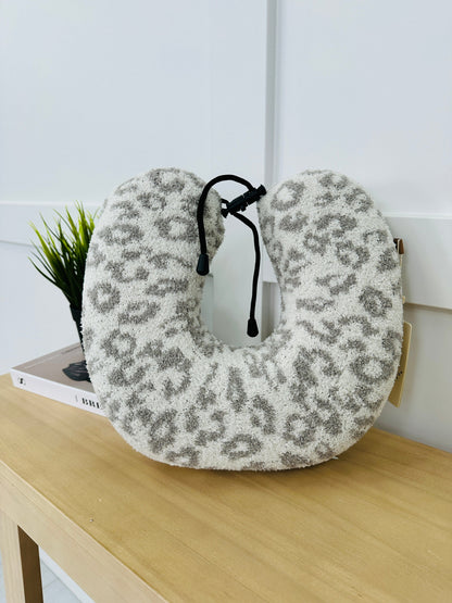 Leopard Travel Neck Pillow in Multiple Colors