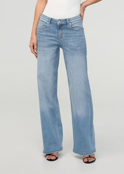 Performance Denim+ Mid Rise Loose Straight - Current