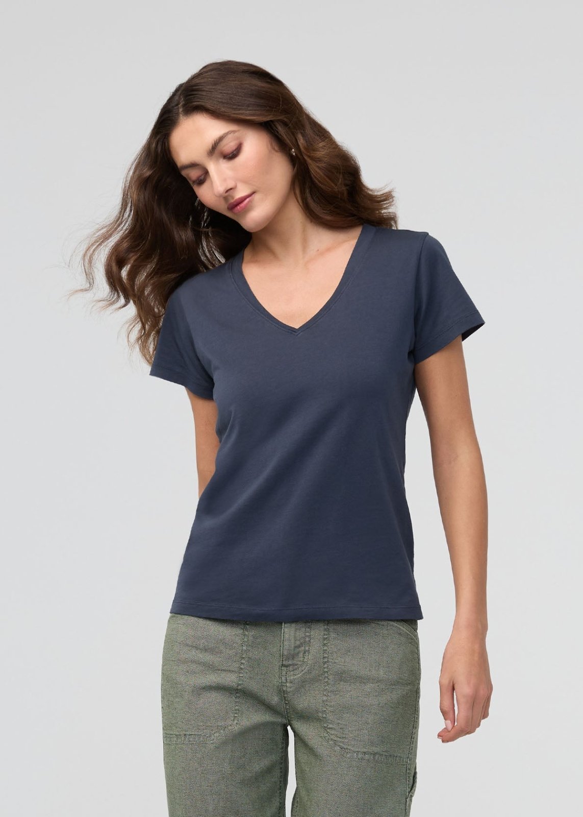 PurePima Slim V-Neck