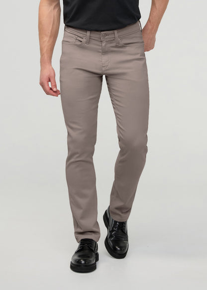 No Sweat Slim Straight - Stone