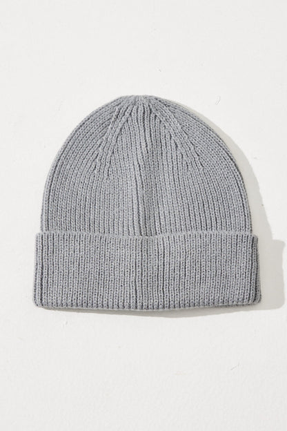 Folded Beanie Grey