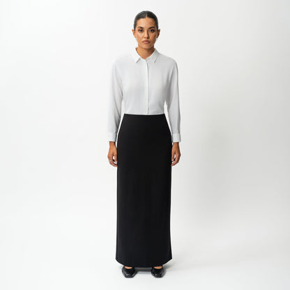 Tailored Ponte Maxi Skirt