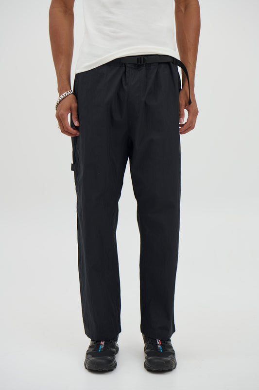 Charlie Baggy Nylon Pant Black