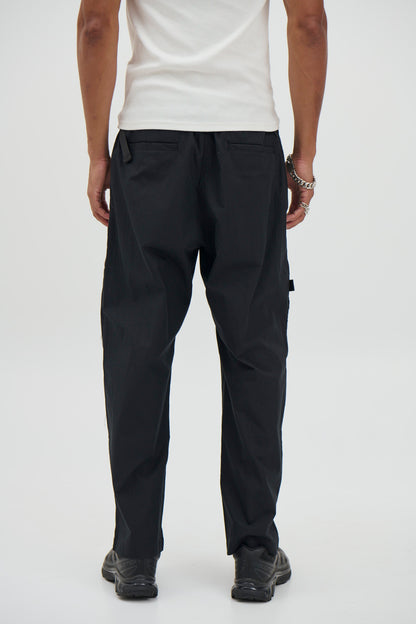 Charlie Baggy Nylon Pant Black