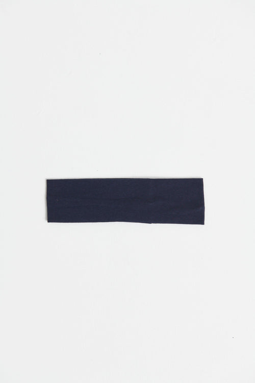Cotton Headband Navy