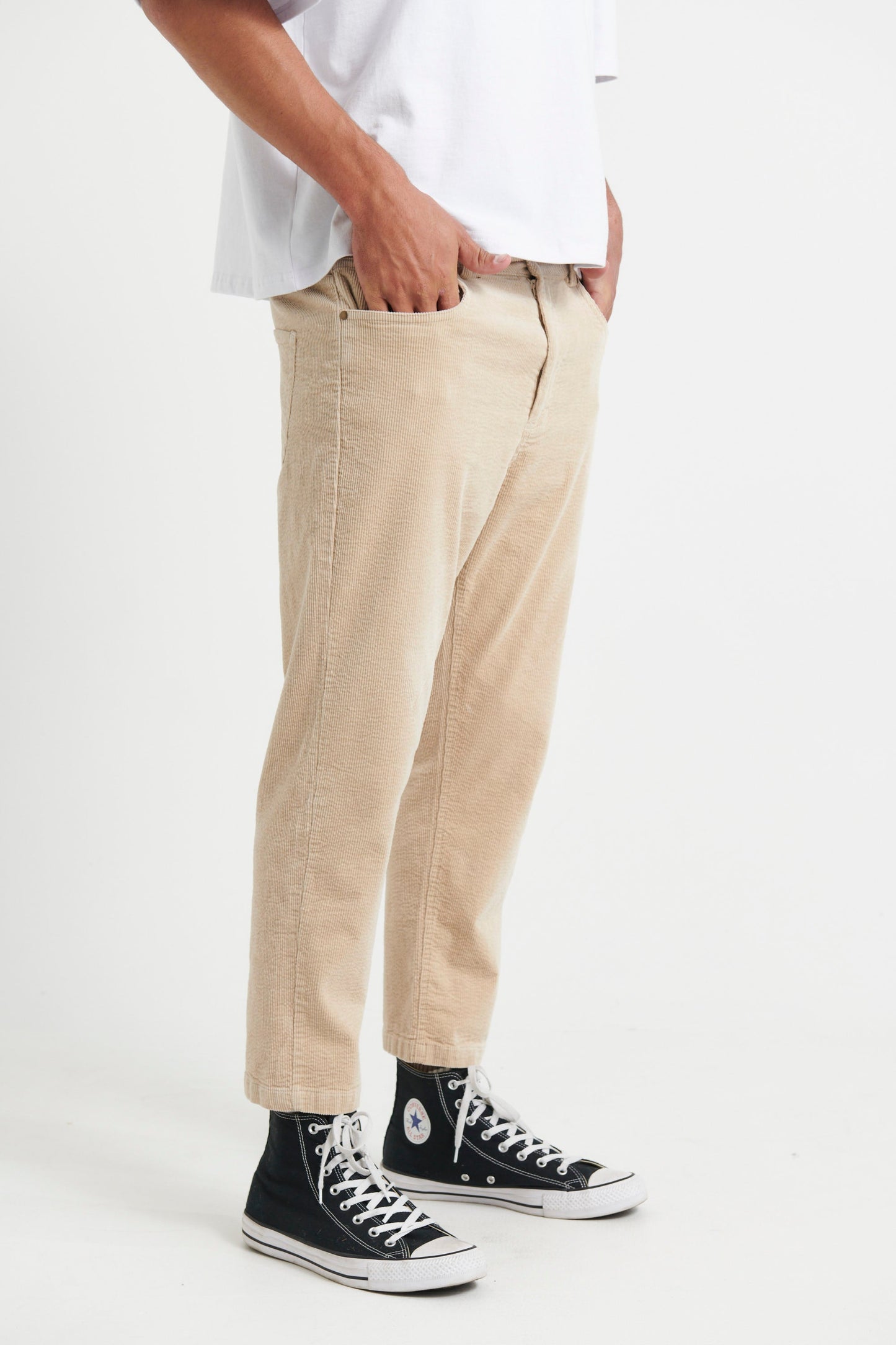 Leon Cord Pant Oat - FINAL SALE