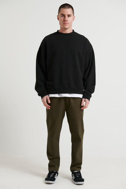 Francis Drop Sleeve Sweater Black - FINAL SALE
