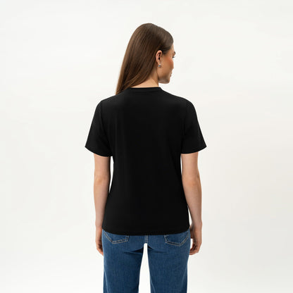 Fitted V-neck Pima T-shirt