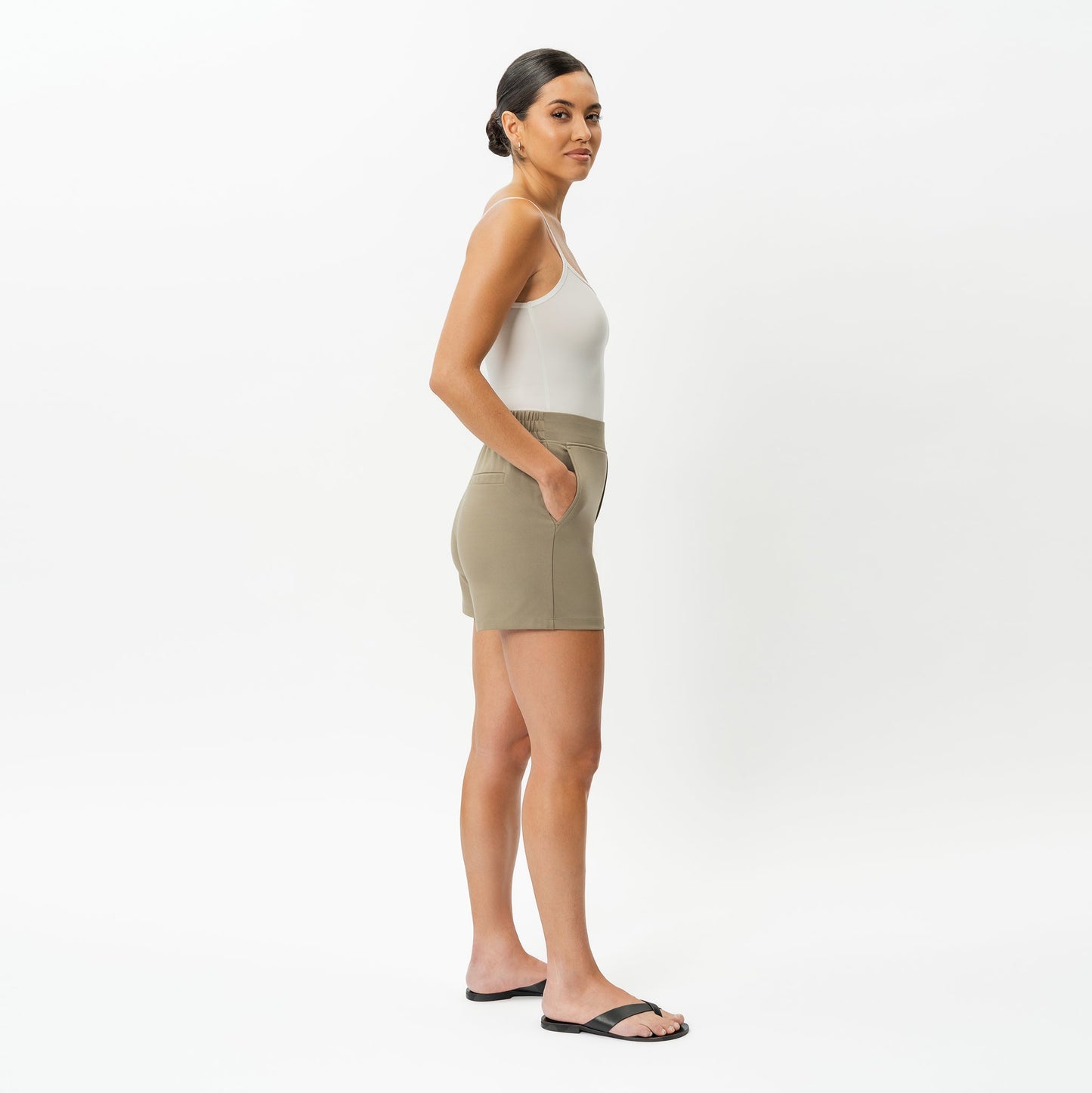 Light Ponte Shorts