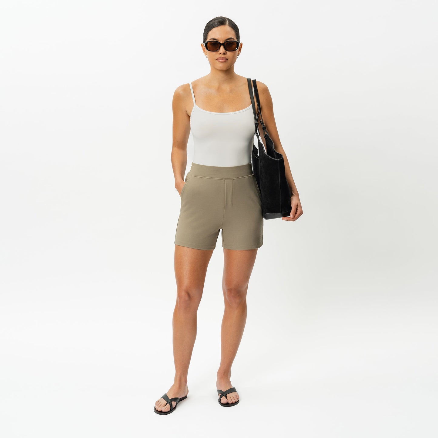 Light Ponte Shorts