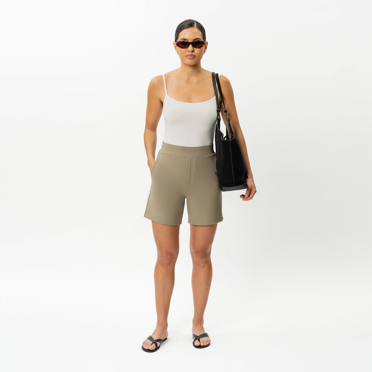 Light Ponte Shorts