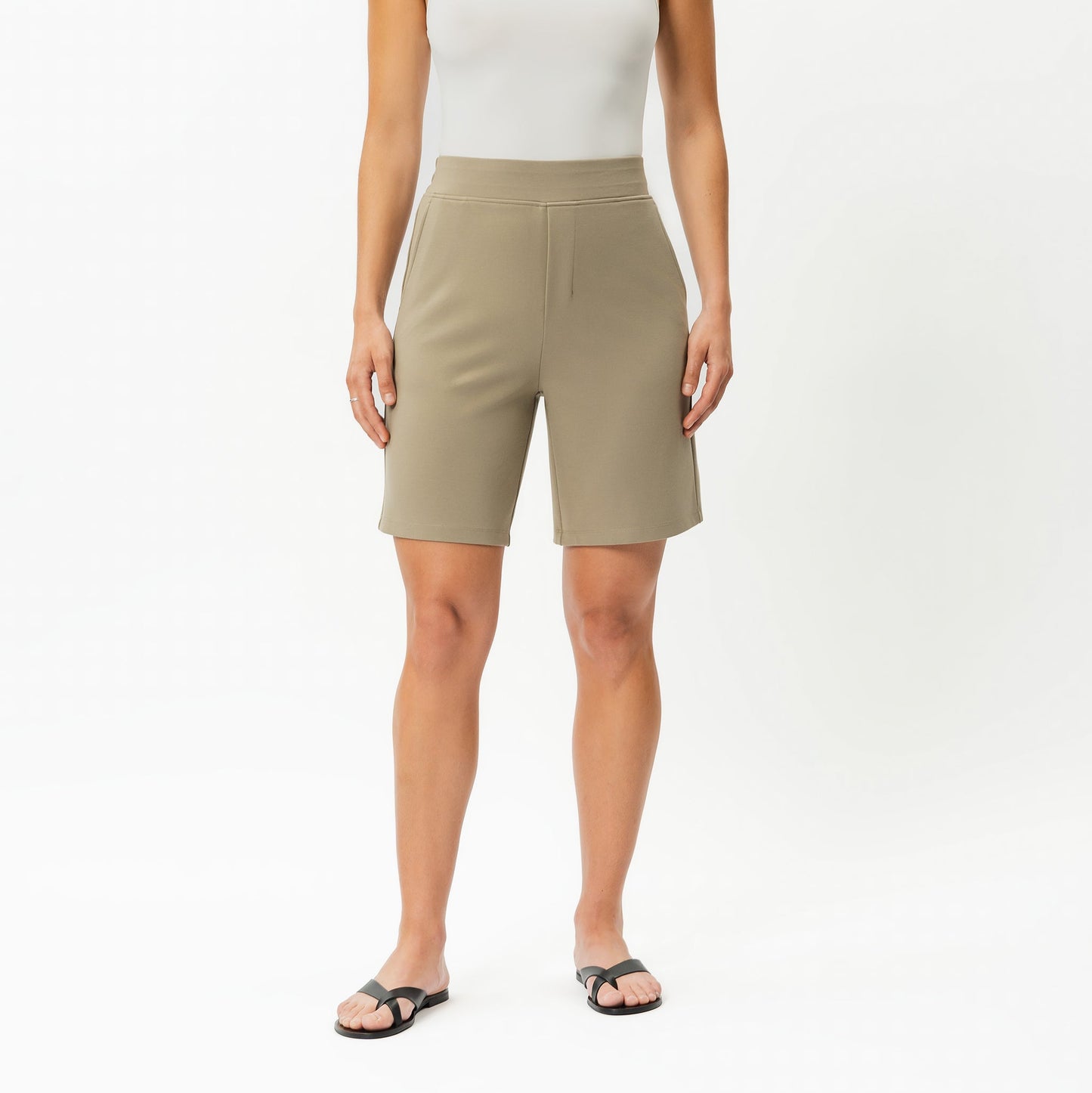 Light Ponte Shorts