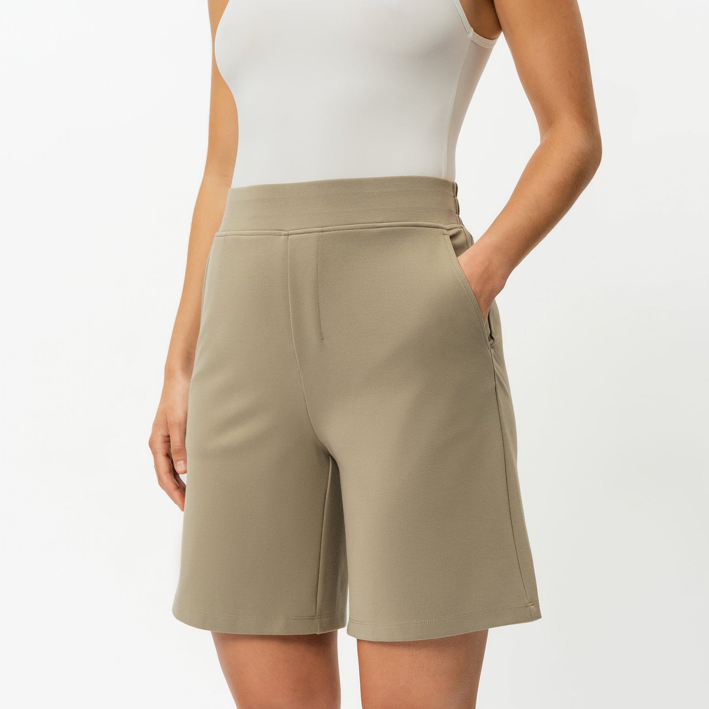 Light Ponte Shorts