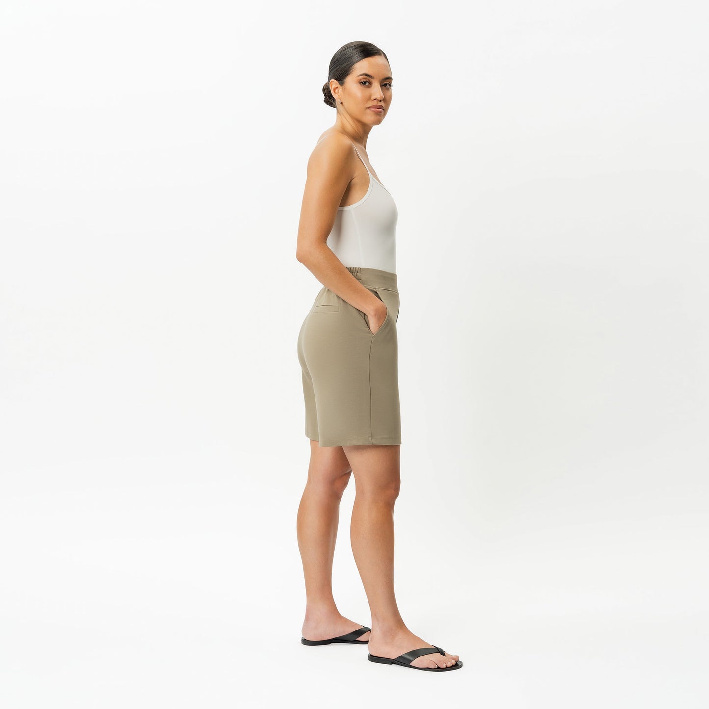 Light Ponte Shorts