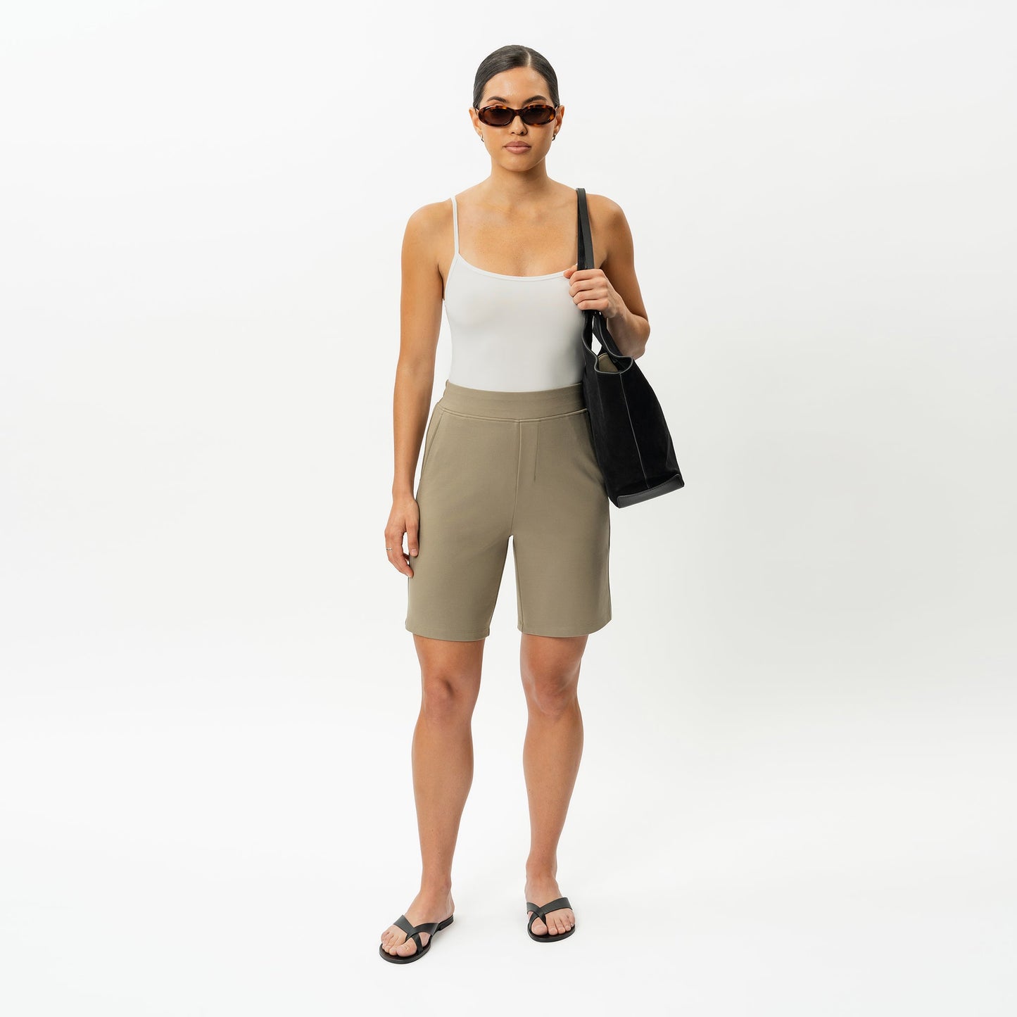 Light Ponte Shorts