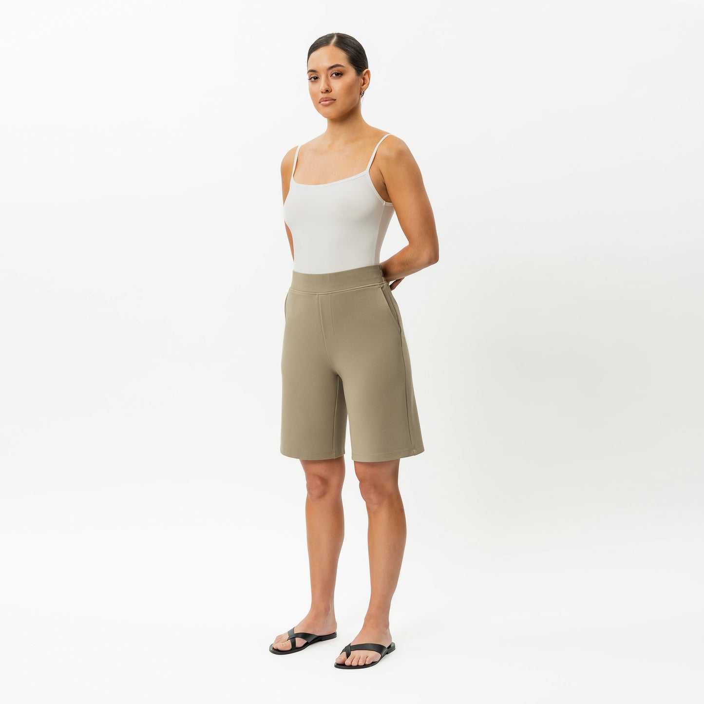 Light Ponte Shorts
