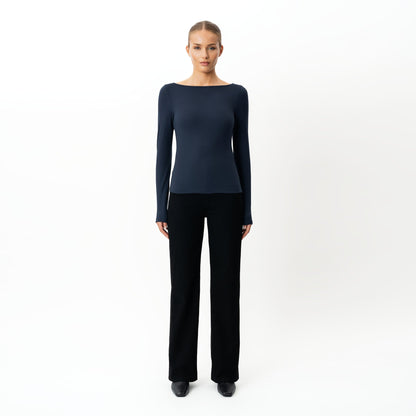 Soft Boatneck Long-sleeve