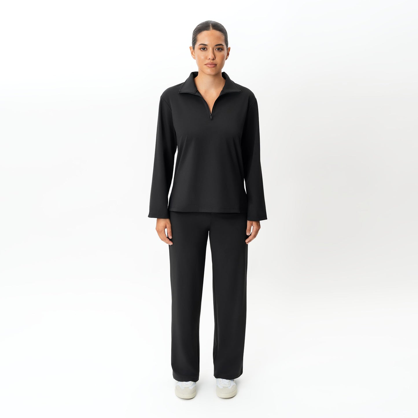 Asana Relaxed Quarter-zip