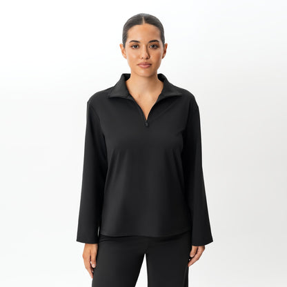 Asana Relaxed Quarter-zip