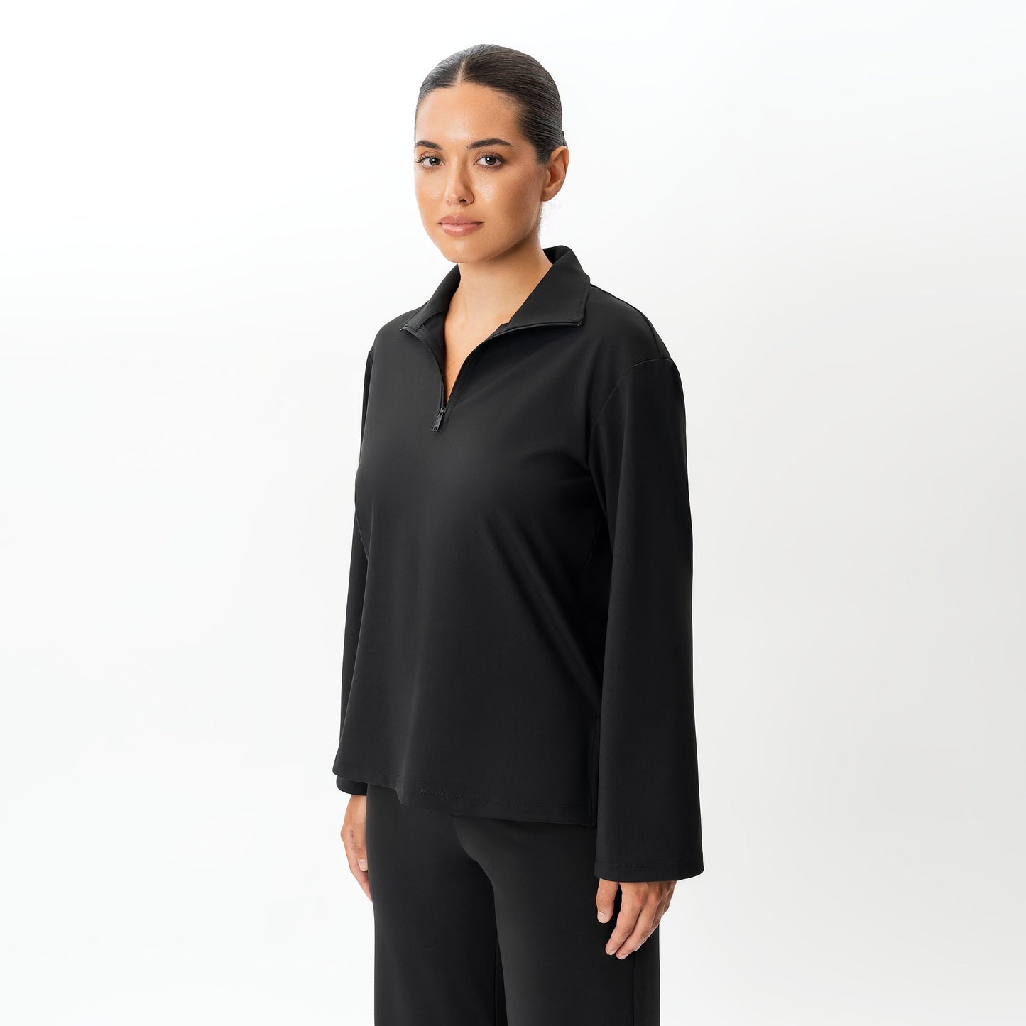 Asana Relaxed Quarter-zip