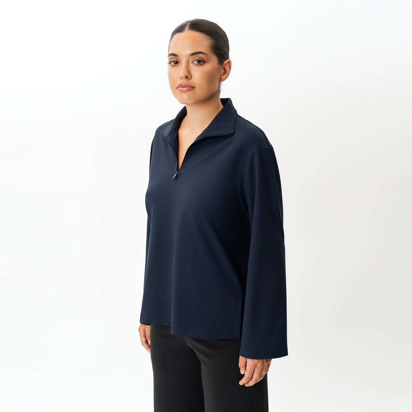 Asana Relaxed Quarter-zip
