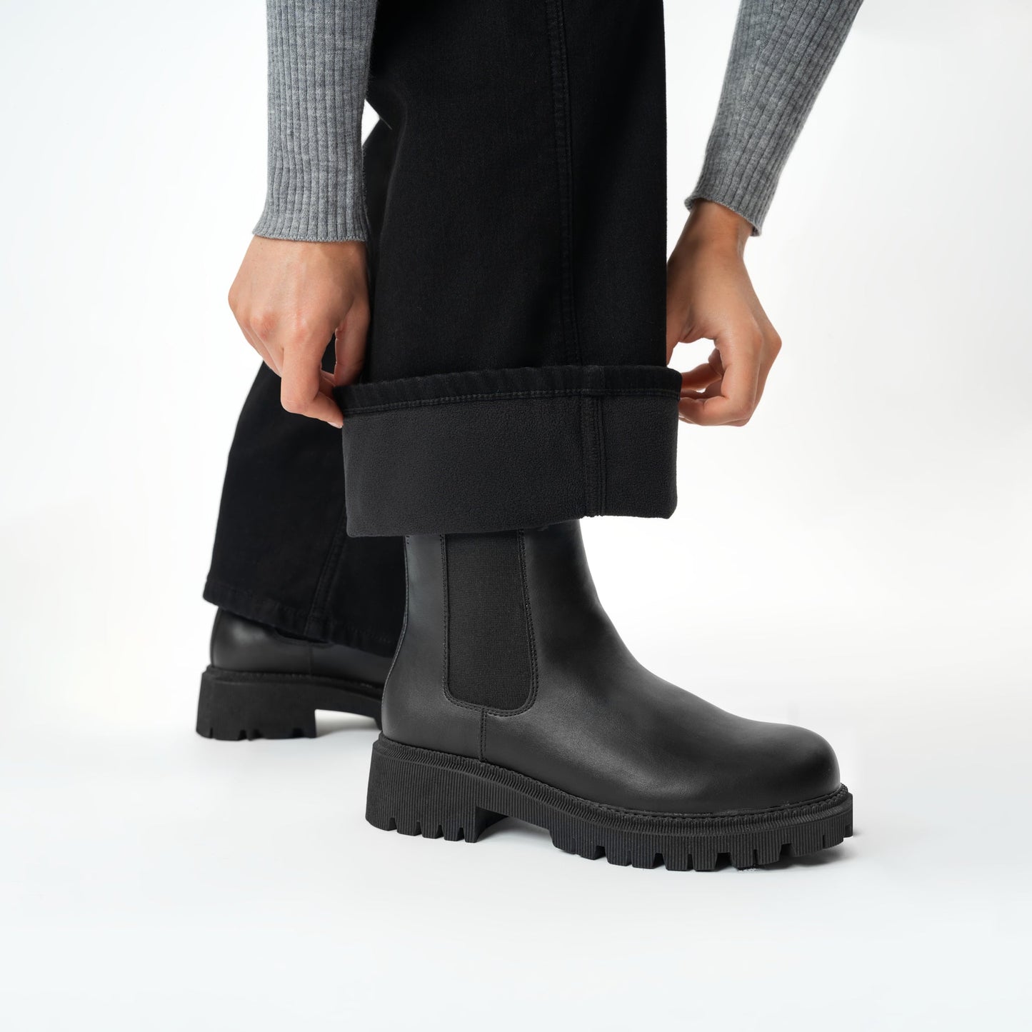 Winter FleeceDenim™ Relaxed Jeans