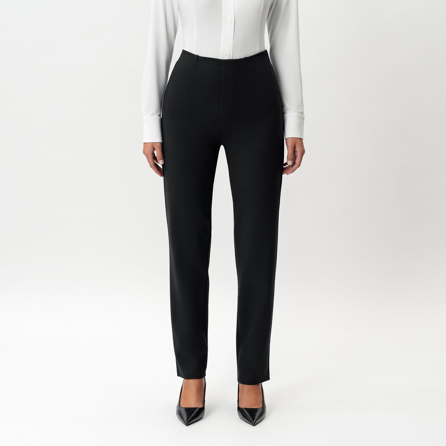 Tailored Ponte Straight Trouser