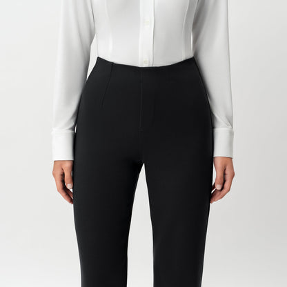 Tailored Ponte Straight Trouser