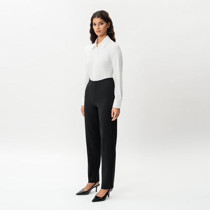 Tailored Ponte Straight Trouser