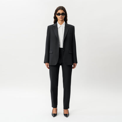 Tailored Ponte Straight Trouser