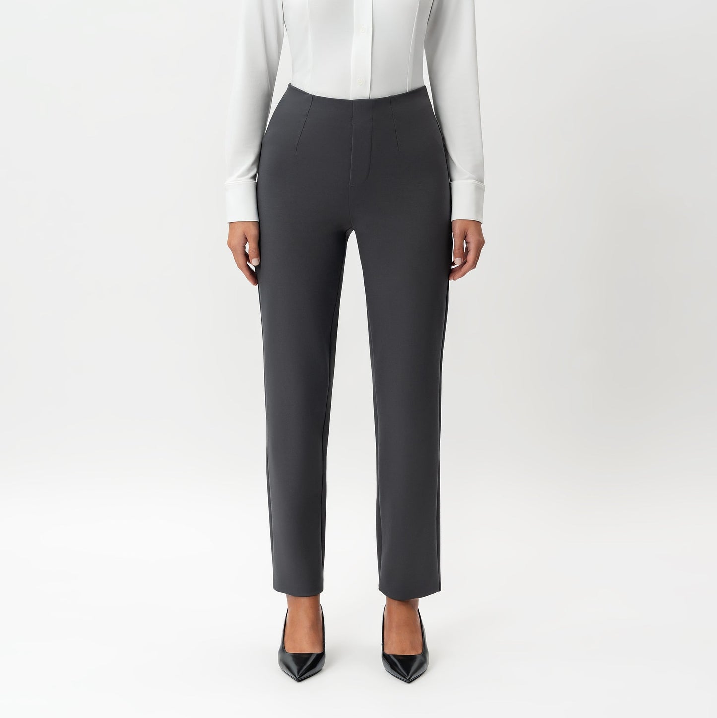 Tailored Ponte Straight Trouser