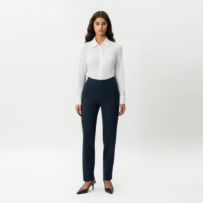 Tailored Ponte Straight Trouser