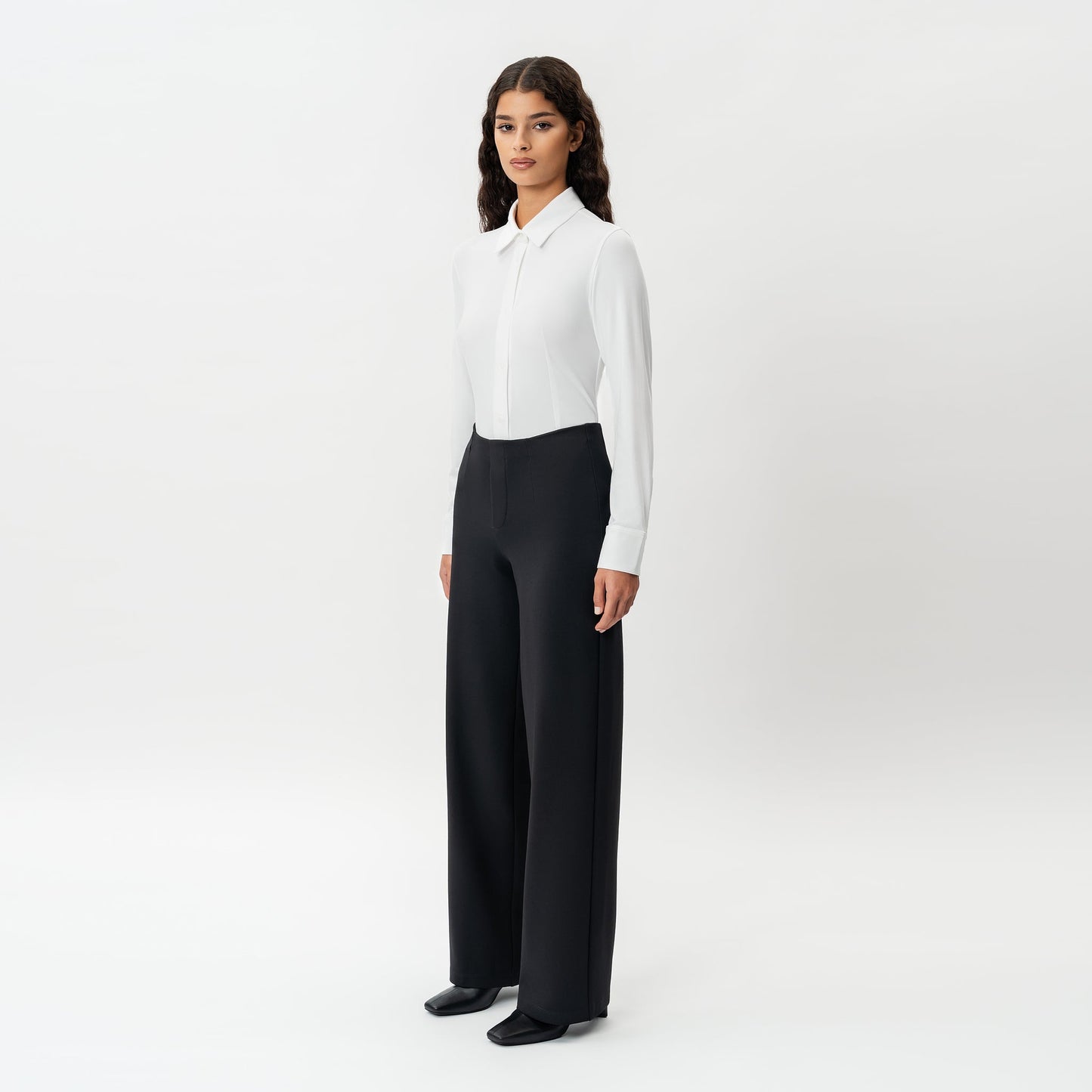 Tailored Ponte Relaxed Trouser