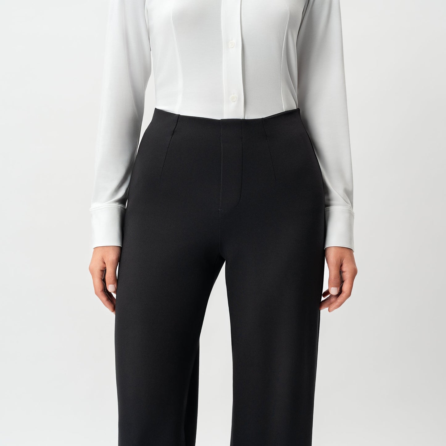 Tailored Ponte Relaxed Trouser