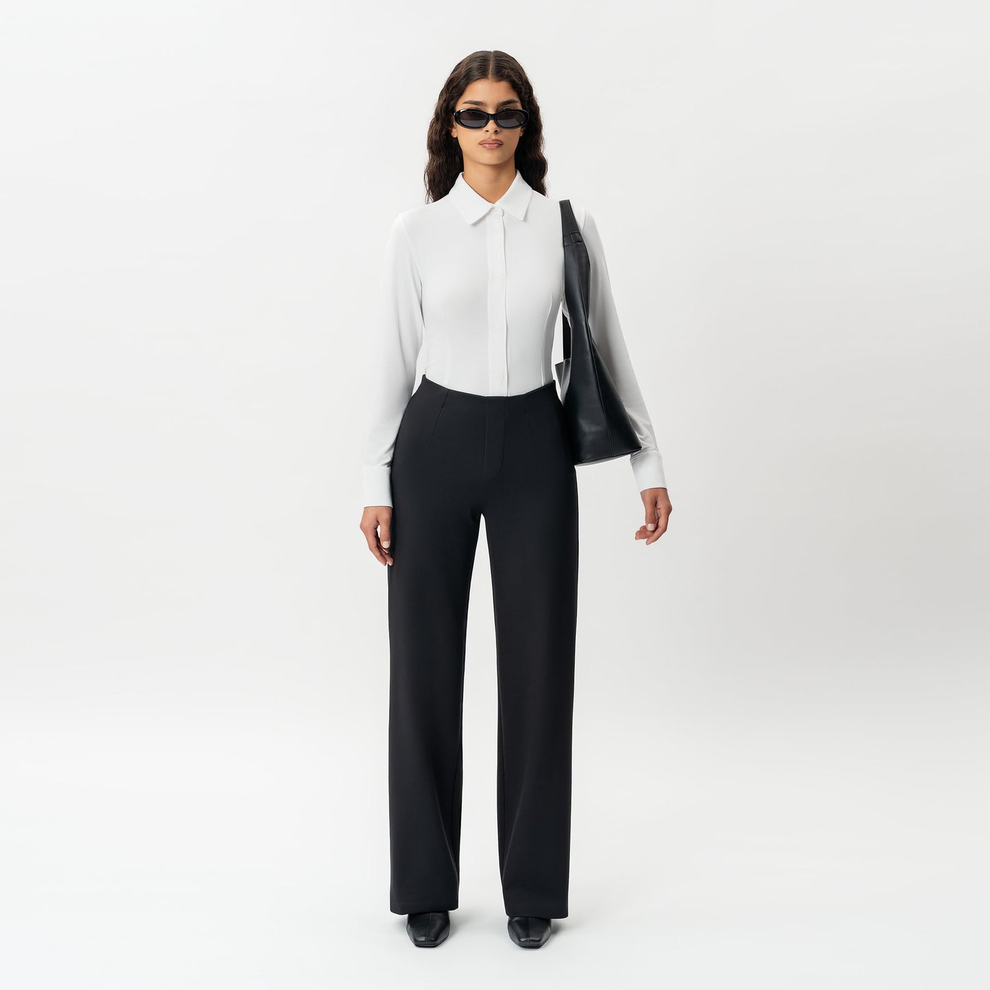 Tailored Ponte Relaxed Trouser