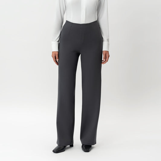 Tailored Ponte Relaxed Trouser