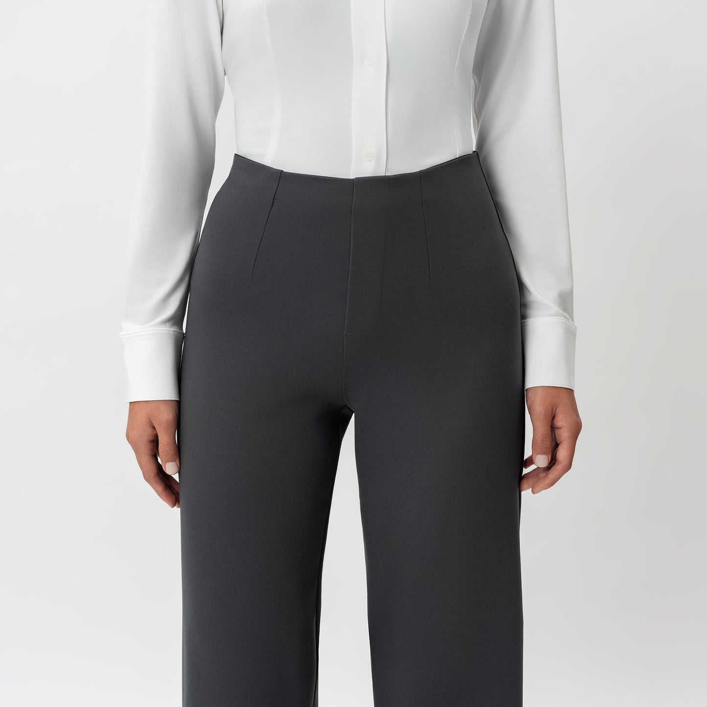 Tailored Ponte Relaxed Trouser