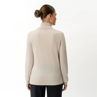 Merino Wool Relaxed Turtleneck
