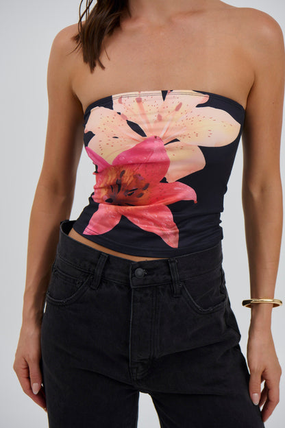 Florence Top Black - FINAL SALE