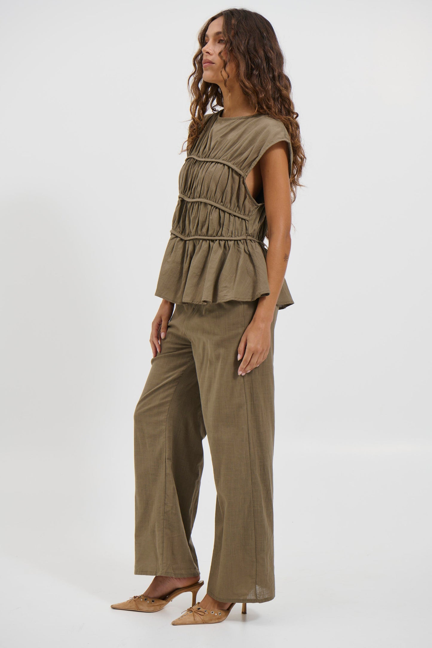 Cara Set Khaki - FINAL SALE