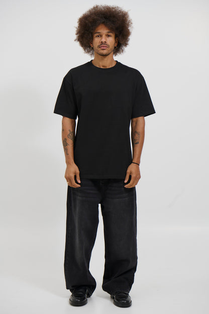 Emmett Box Tee Black