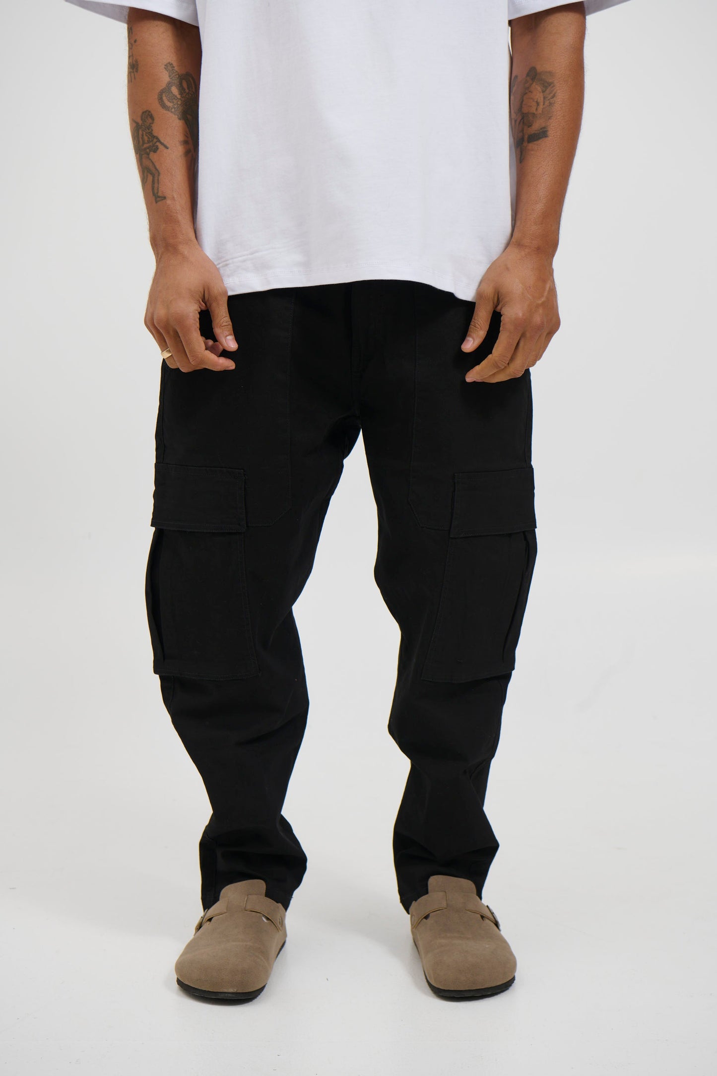 Damien Drop Cargo Pant Black