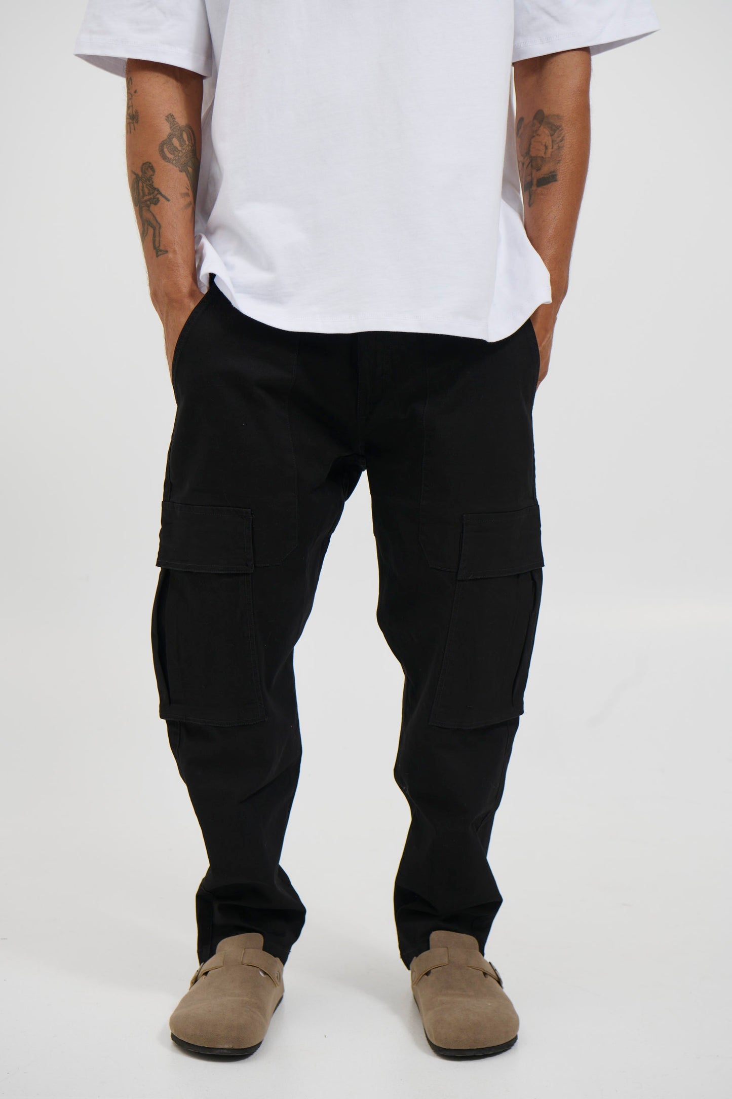 Damien Drop Cargo Pant Black